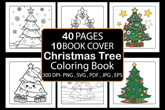 Christmas Tree Coloring Pages Graphics