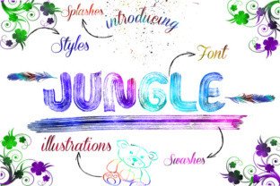 Jungle: A Playful Display Fonts Choice