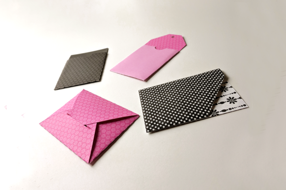 Paper Gift Card Holder Set: Graphics for Crafts & Branding